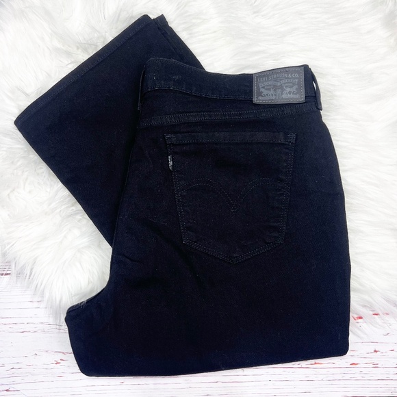 👖|•LEVI'S•| Jet Black 505 Straight Leg Jeans Size 33👖 - Picture 1 of 9